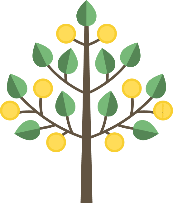 From Acorns: Corporate Giving / Charity donations are like a seed that grows into a wonderful tree. The beauty of compound benefit